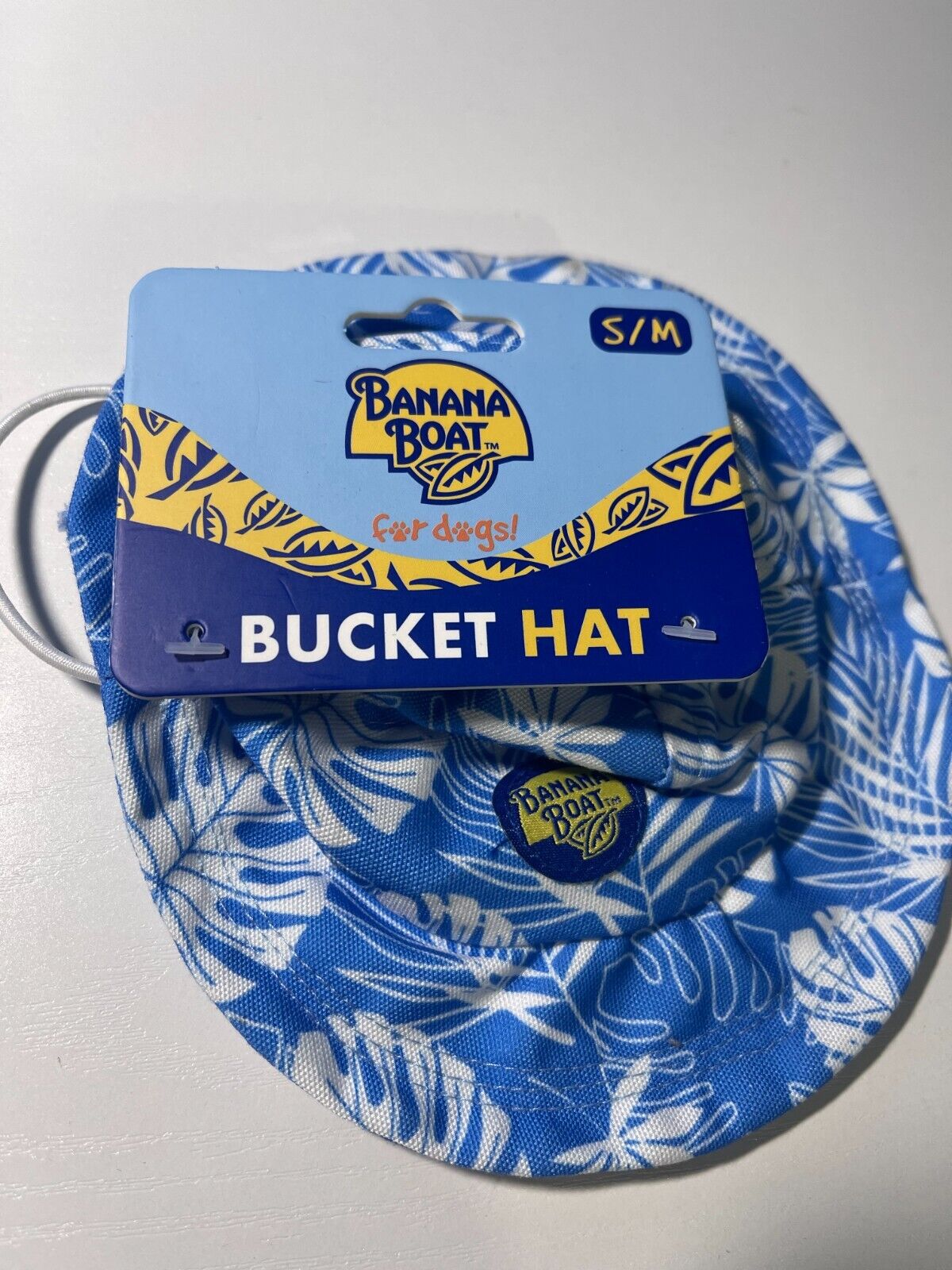 Banana Boat Bucket Hat + Cooling Bandana for dogs set small