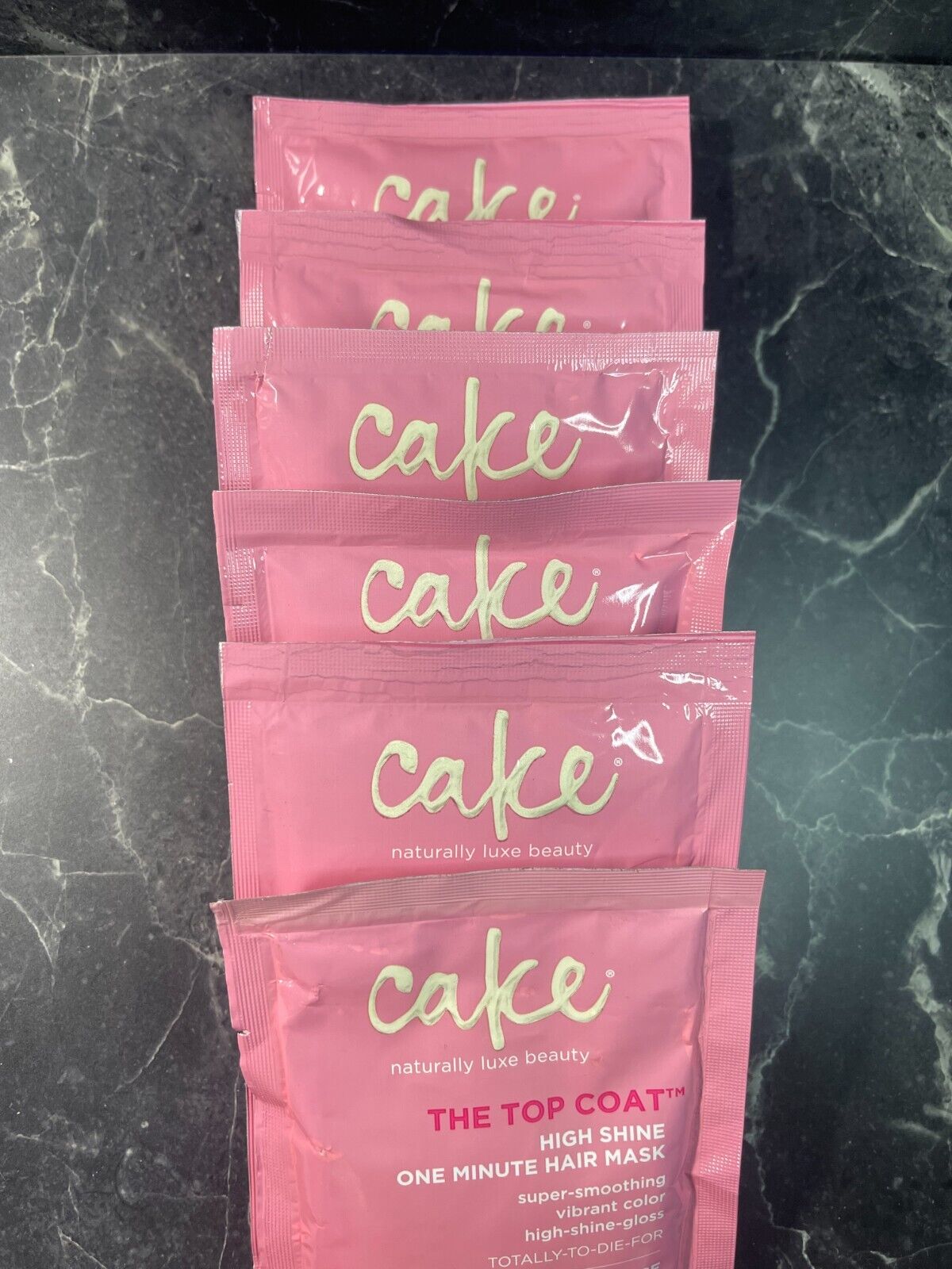 Cake Beauty The Top Coat High Shine Hair Conditioning Mask - 6 Pack