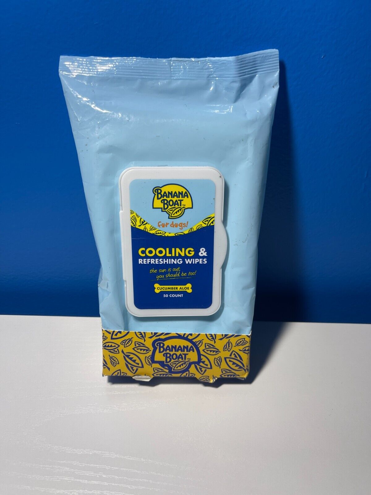 Banana Boat Cooling and refreshing Dog wipes Aloe 50 count
