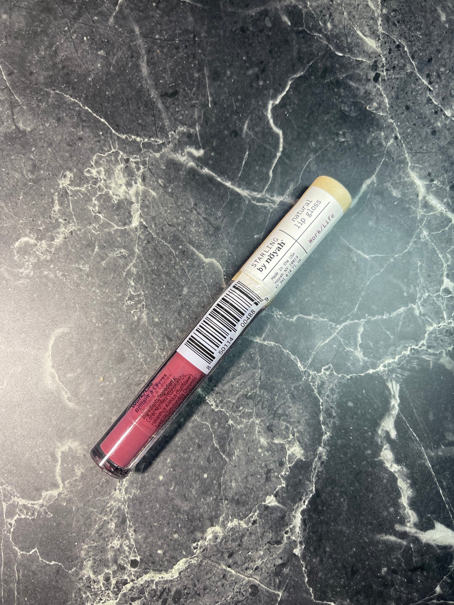 Starling by Noyah Natural Lip Gloss - Work/Life 0.10 Oz NEW