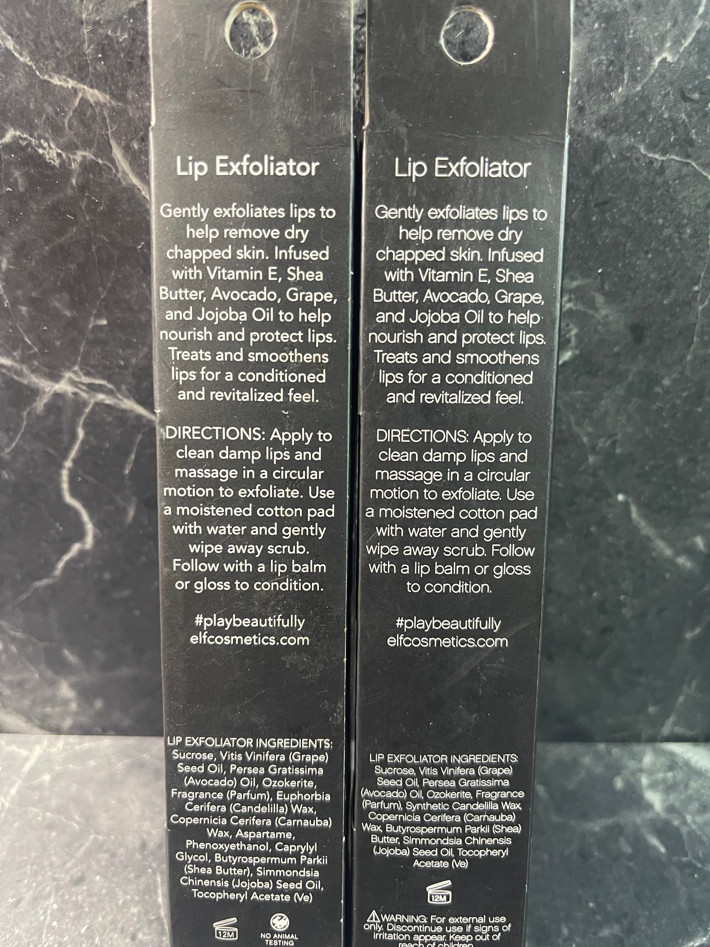 e.l.f. Lip Exfoliator Clear 82510 0.16 oz NEW 2 Pack