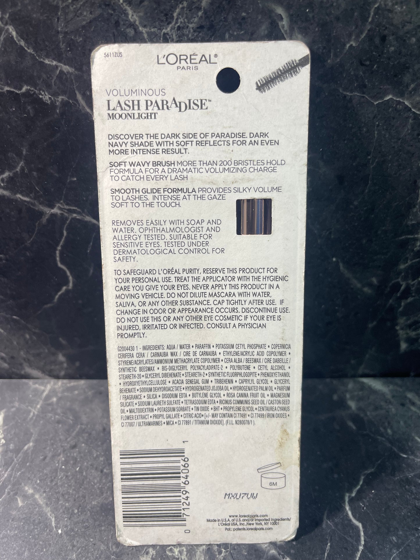 L'Oreal Lash Paradise Moonlight Mascara Dark Navy 222 0.28 oz