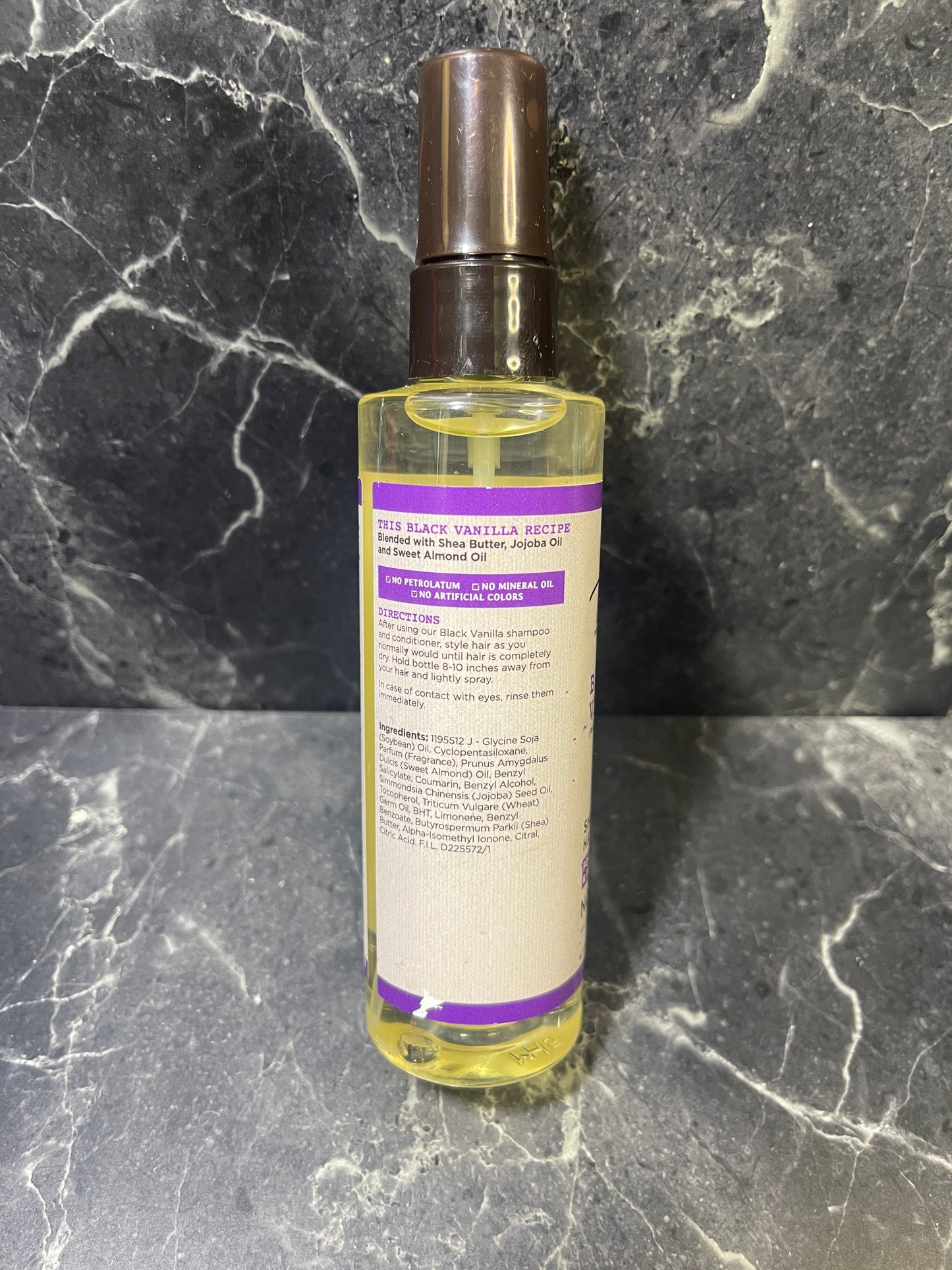 Carol's Daughter Black Vanilla Shine Enhancing Hair Sheen Spray, 4.3 oz