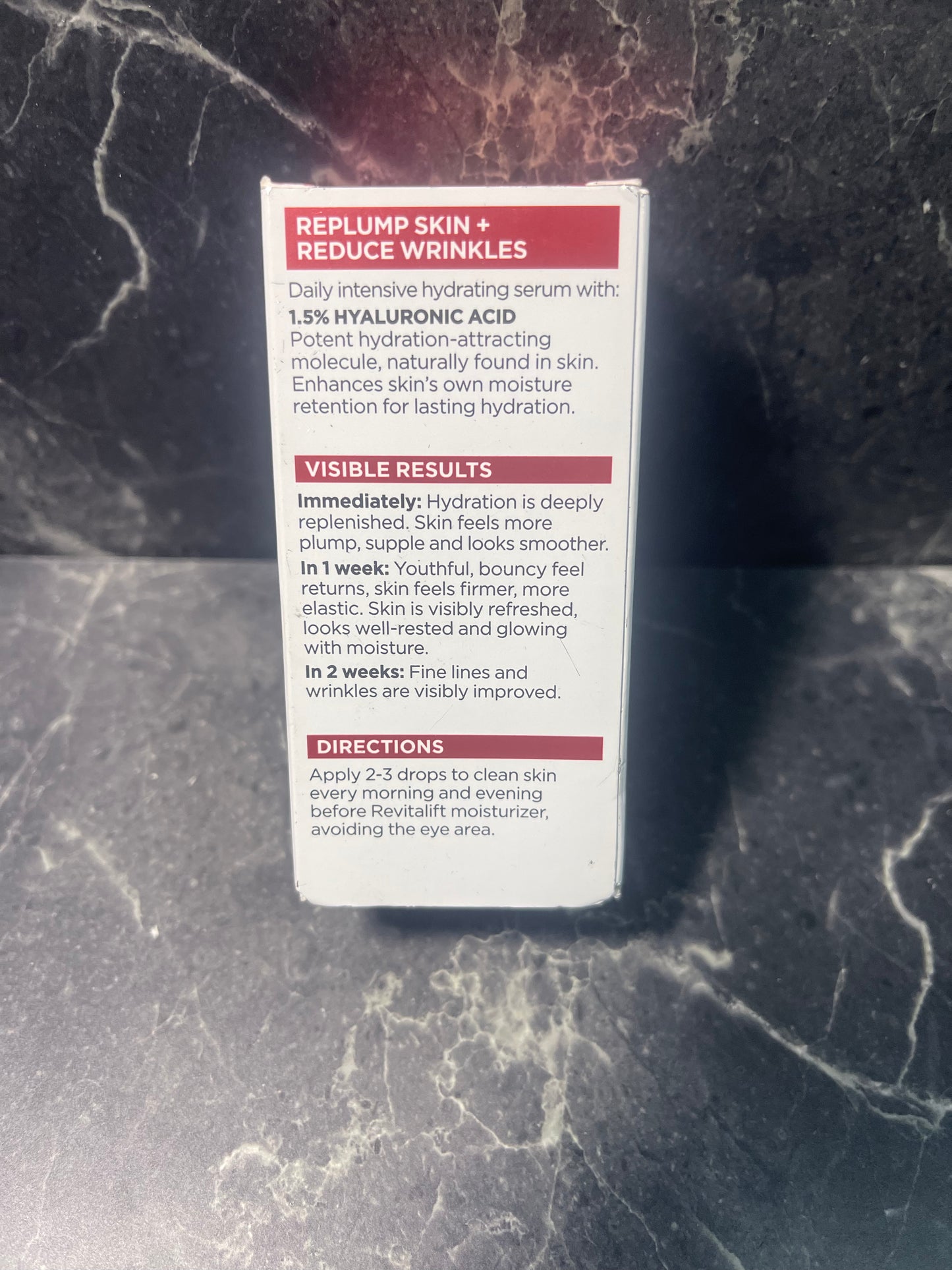 L'Oreal Revitalift Derm Intensives Hyaluronic Acid 0.5oz Trial Size