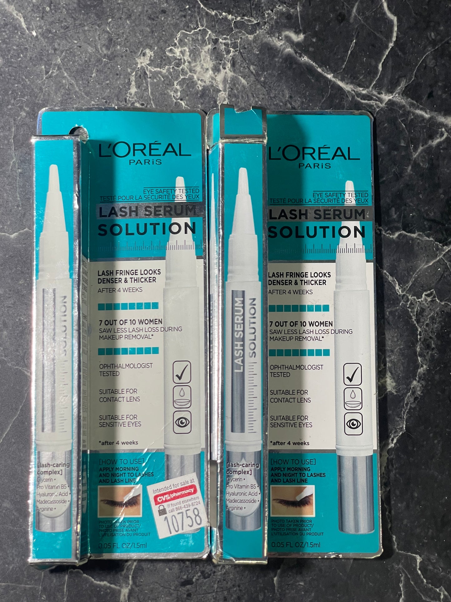 L'Oreal Paris Lash Serum Solution Denser Thicker Lashes 2 Pack