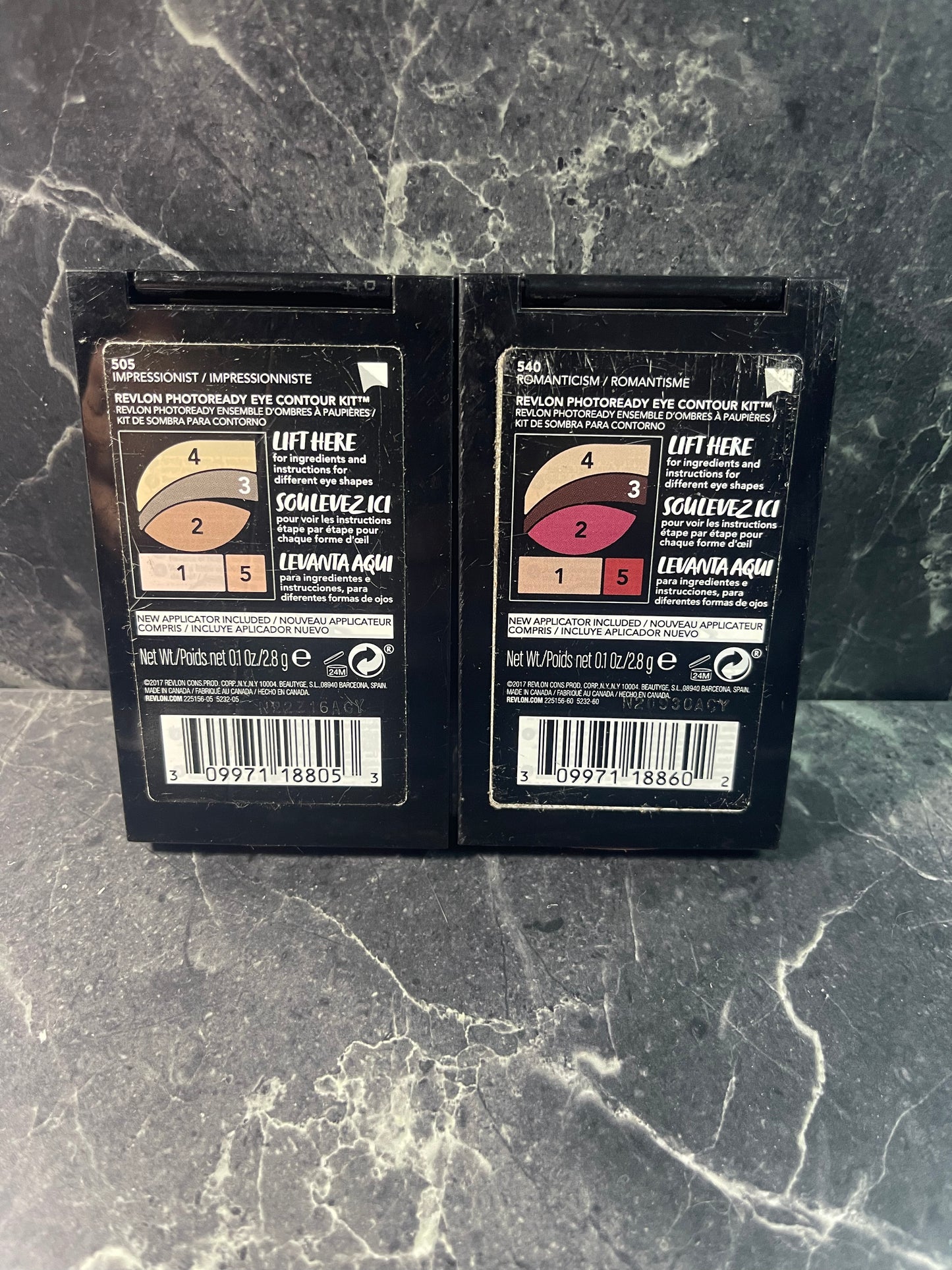 Revlon Photoready Eye Contour Kit 505 Impressionist & 540 Romanticism Shadow