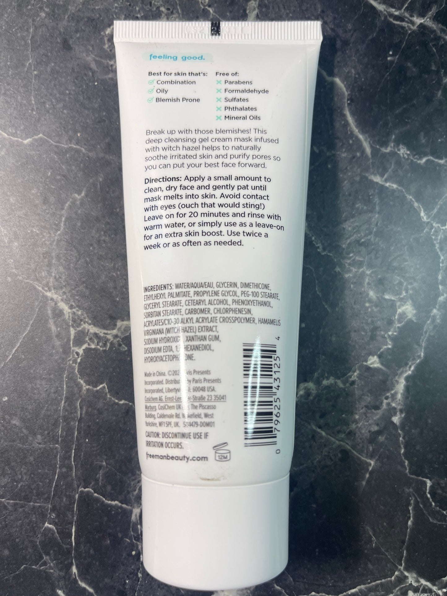 Freemans Energize Jelly, Purifying Cream, and Sleepy Time Whipped Masks