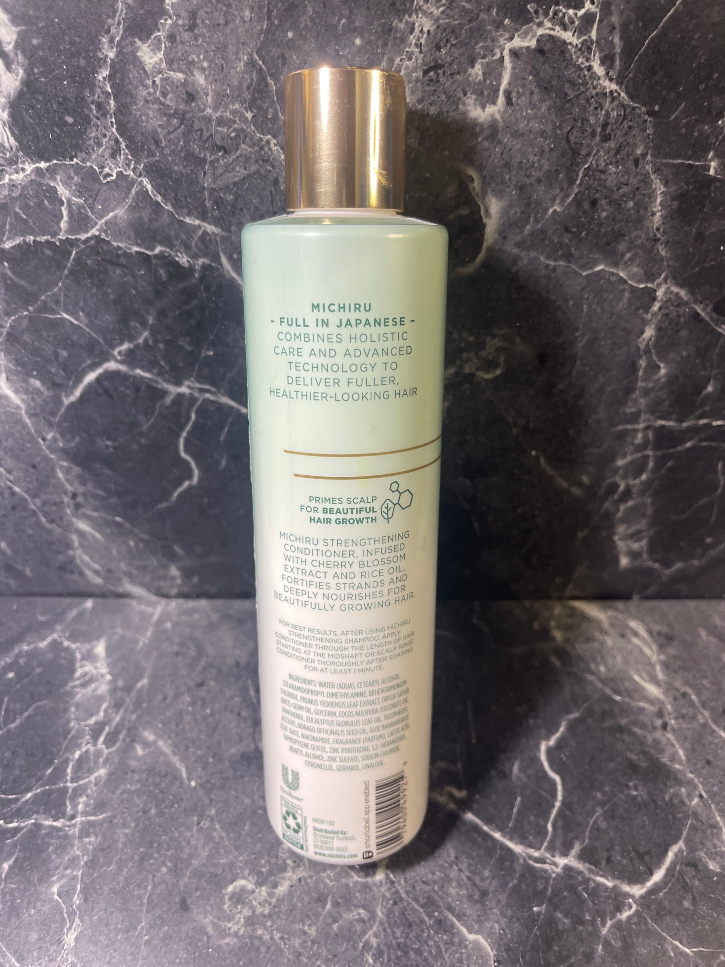 Michiru Sulfate-Free Strengthening Conditioner Cherry Blossom & Rice Oil, 9 oz