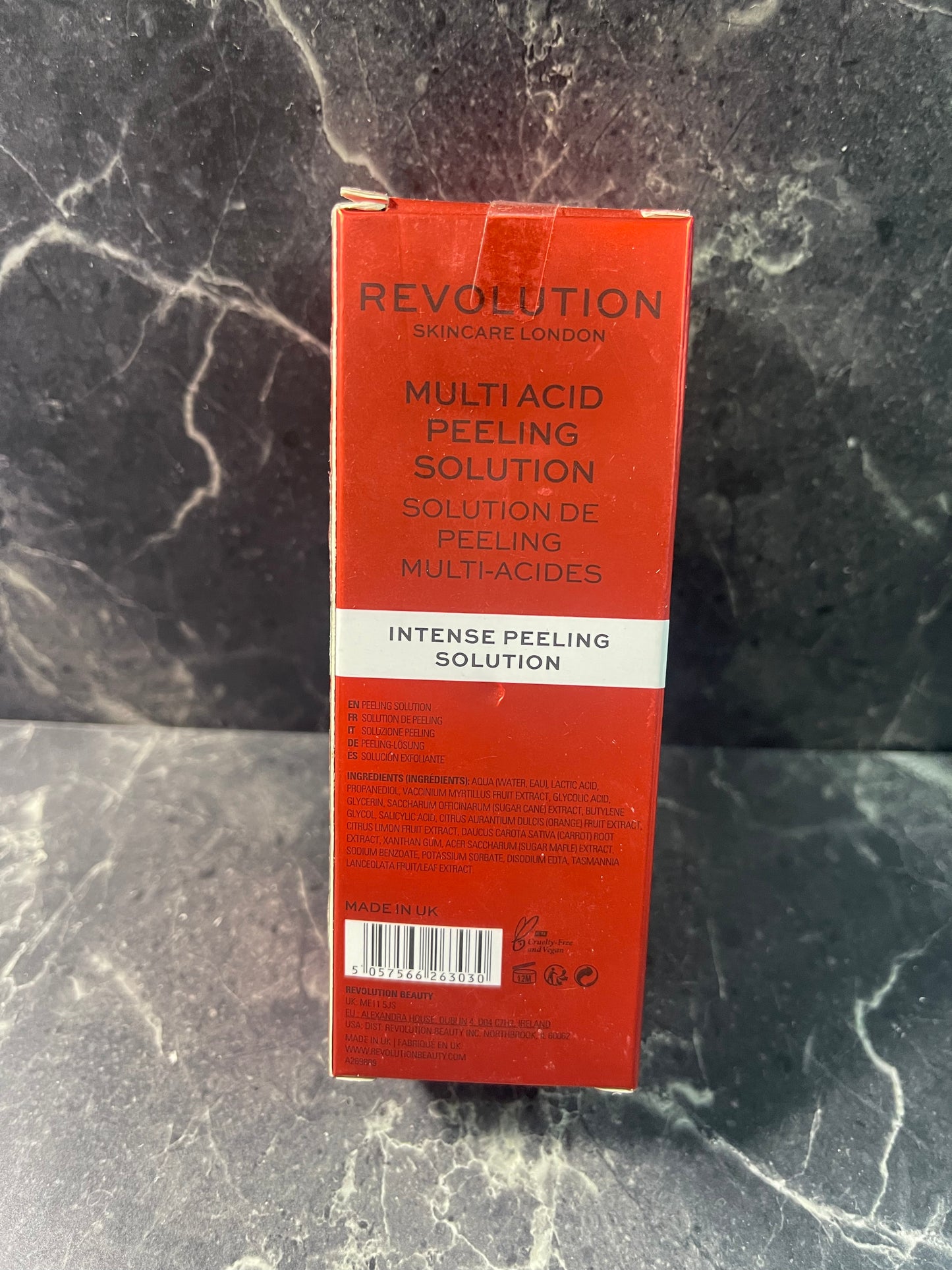 Revolution intense peeling Solution Exfoliate 1.01 oz NEW