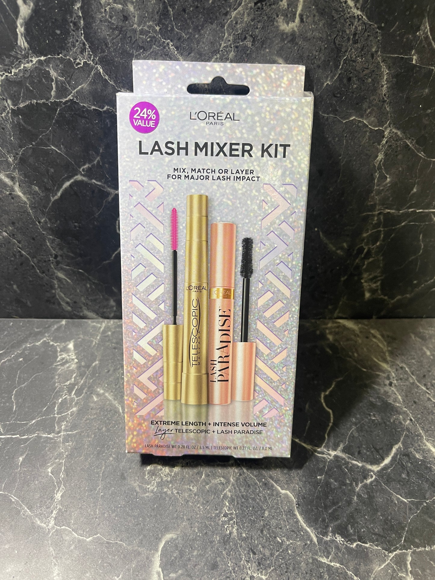 L'Oreal Lash Mixer Kit Extreme Length + Intense Volume