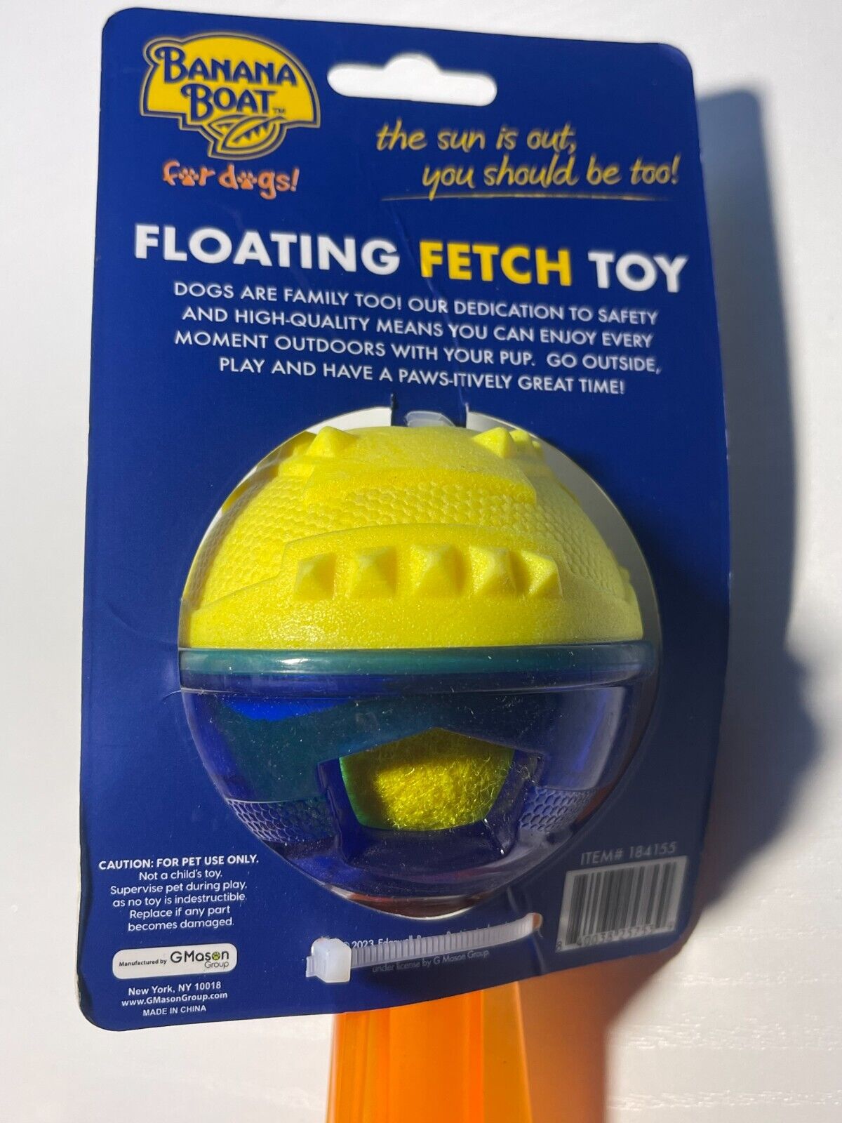 Banana Boat for Dogs Floating Fetch Toy