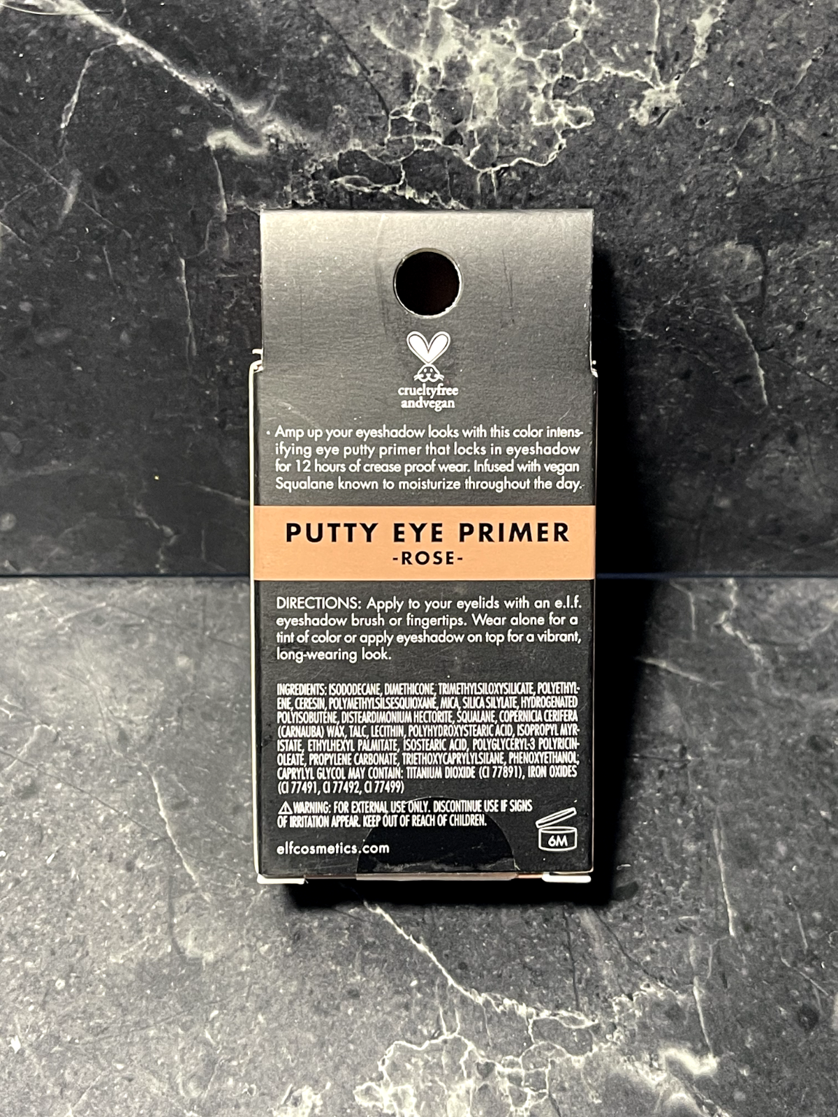 e.l.f. Putty Eye Primer eyeshadow Rose .19 oz New