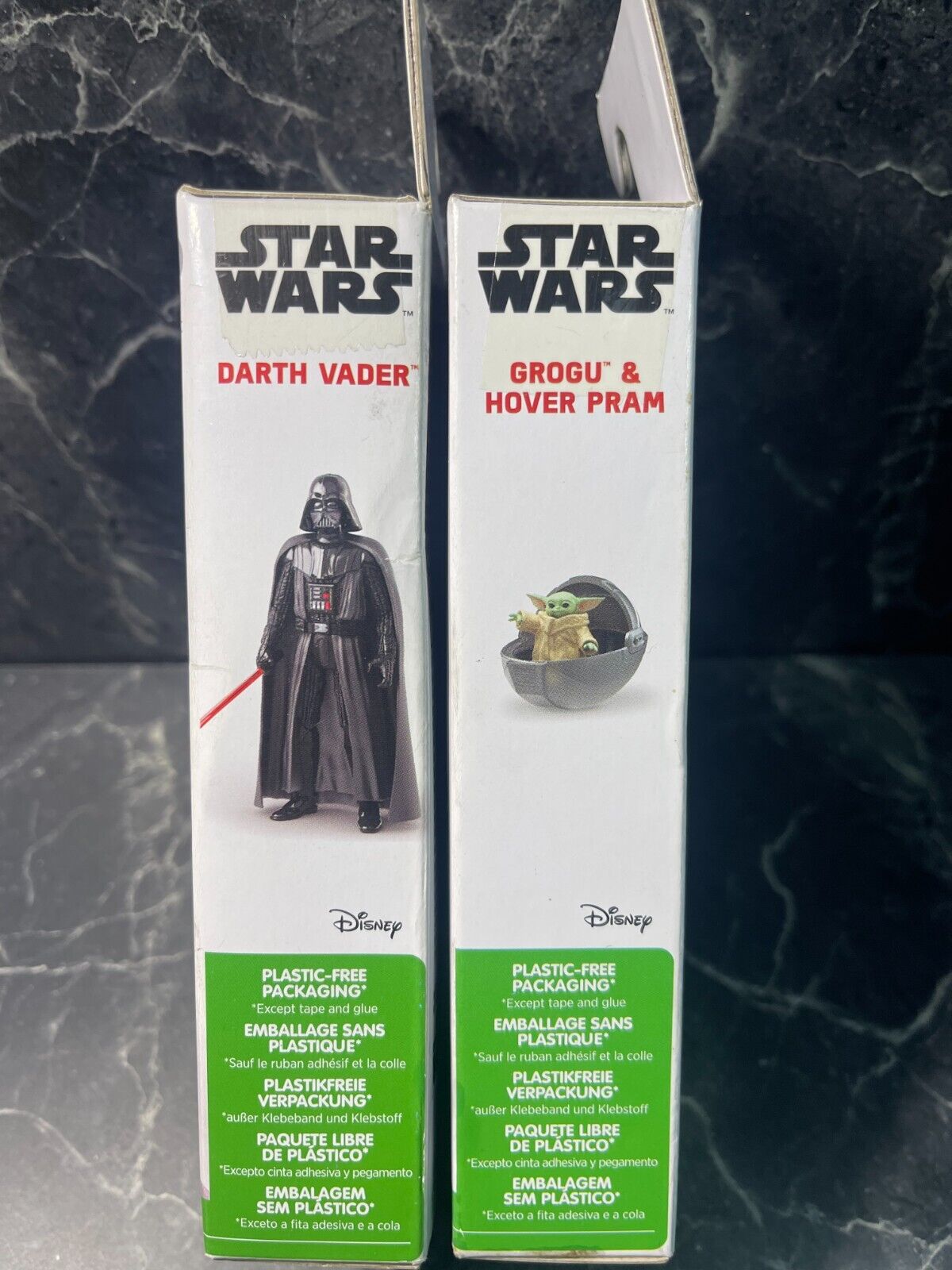 Star Wars Darth Vader & Grogu Baby Yoda Disney Action Figures NEW