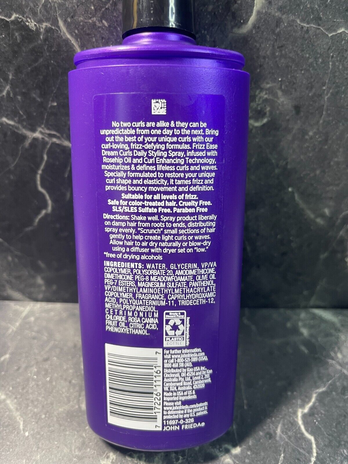 John Frieda Frizz Ease Dream Curls Daily Styling Spray No Top - 6.7 oz