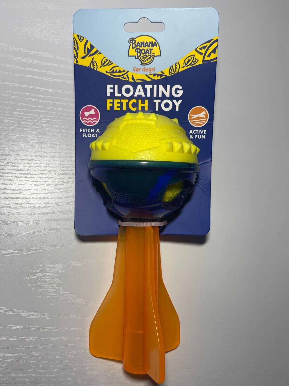 Banana Boat for Dogs Floating Fetch Toy