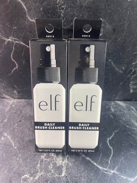 e.l.f. Daily Makeup Brush Cleaner 2.02 Oz, 2 Pack