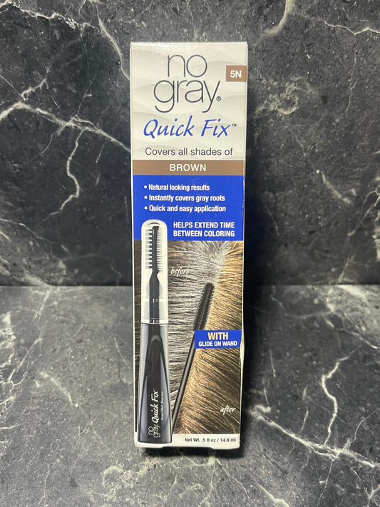 No Gray Quick Fix Hair Root Color with Wand, Brown 5N