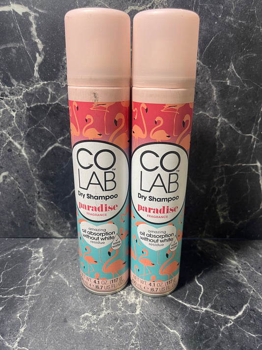 Co Lab Dry Shampoo Paradise Fragrance 6.7oz, 2 Pack