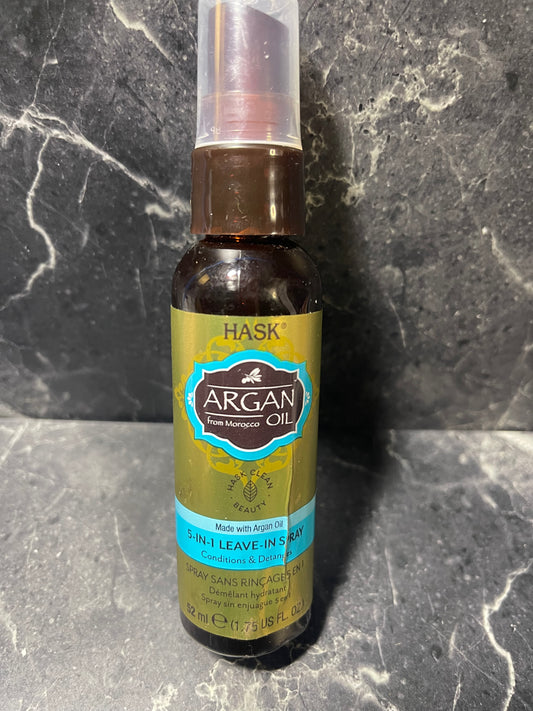 Hask Argan Oil 5 in 1 Hair Conditioner and Detangler Spray 1.75 oz