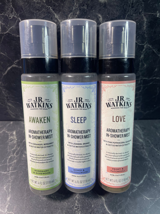J.R. Watkins Aromatherapy 4oz Awaken, Sleep, Love, 3 pack