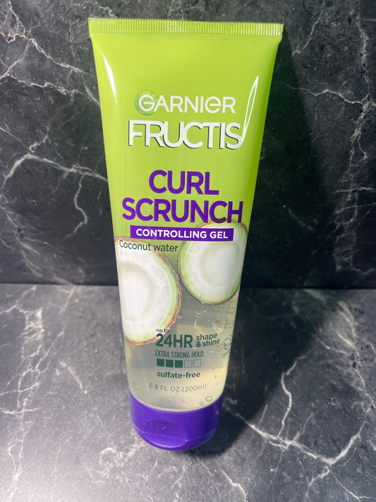 Garnier Fructis Curl Scrunch Controlling Gel Coconut Water 6.8 oz