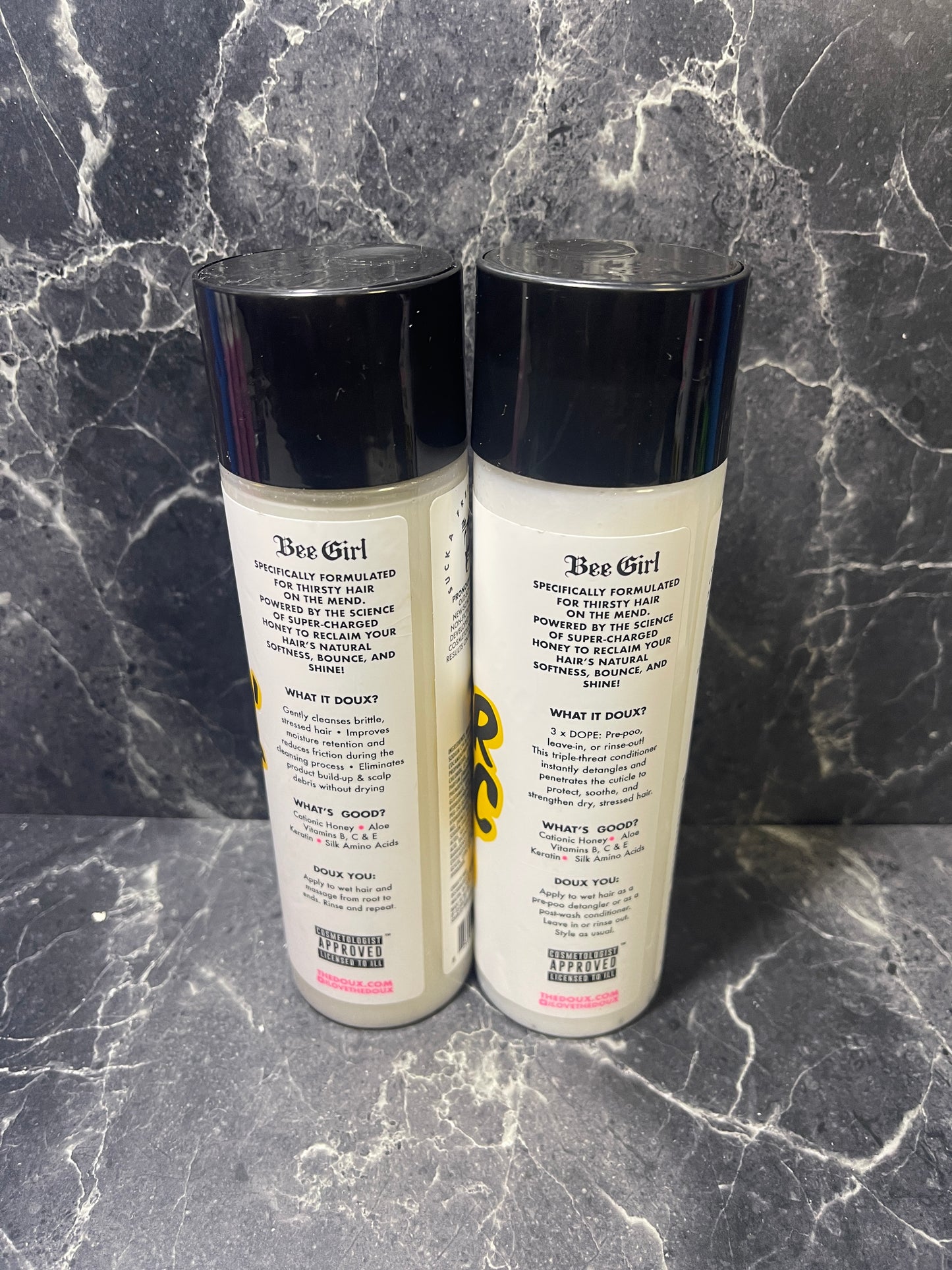 The Doux Ladies First Honey Shampoo & Super Sonic Honey Conditioner 8 oz