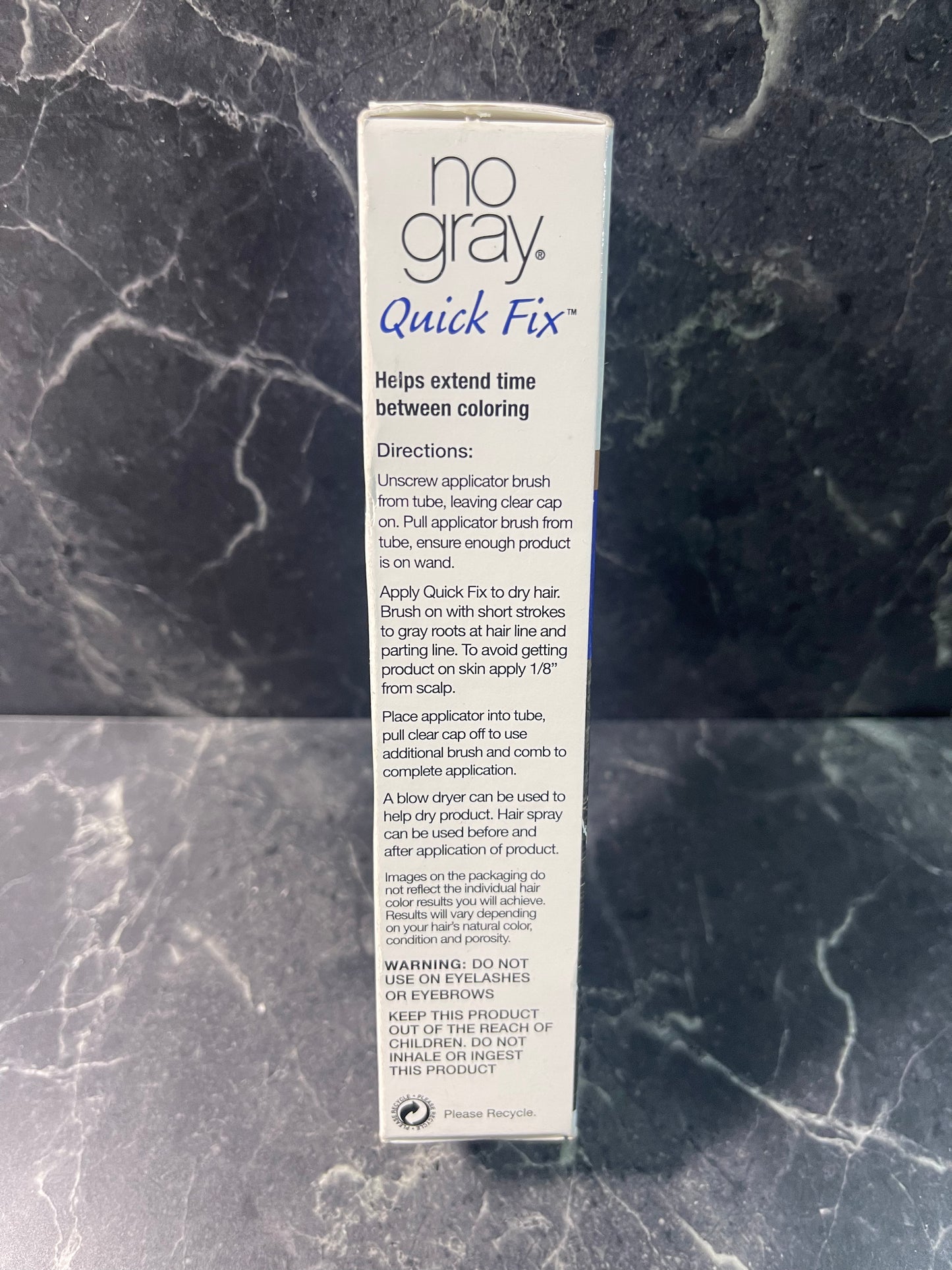 No Gray Quick Fix Hair Root Color with Wand, Light Brown 7N