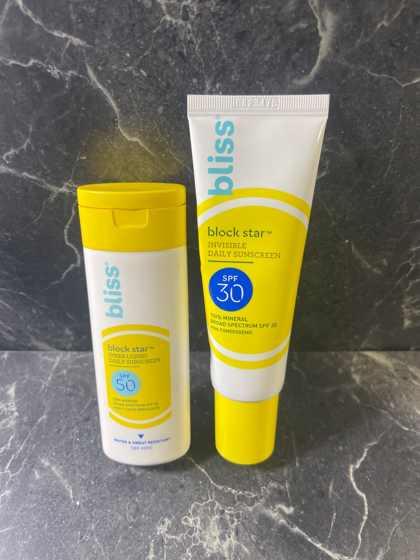 Bliss Block Star Invisible Daily SPF30 & Sheer Liquid SPF50 Sunscreens