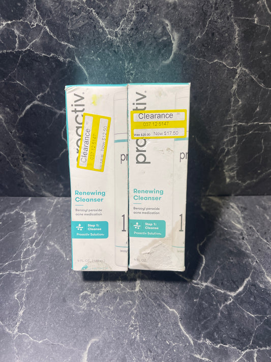 Proactiv Renewing Cleanser Step 1, 4 oz, 2 Pack