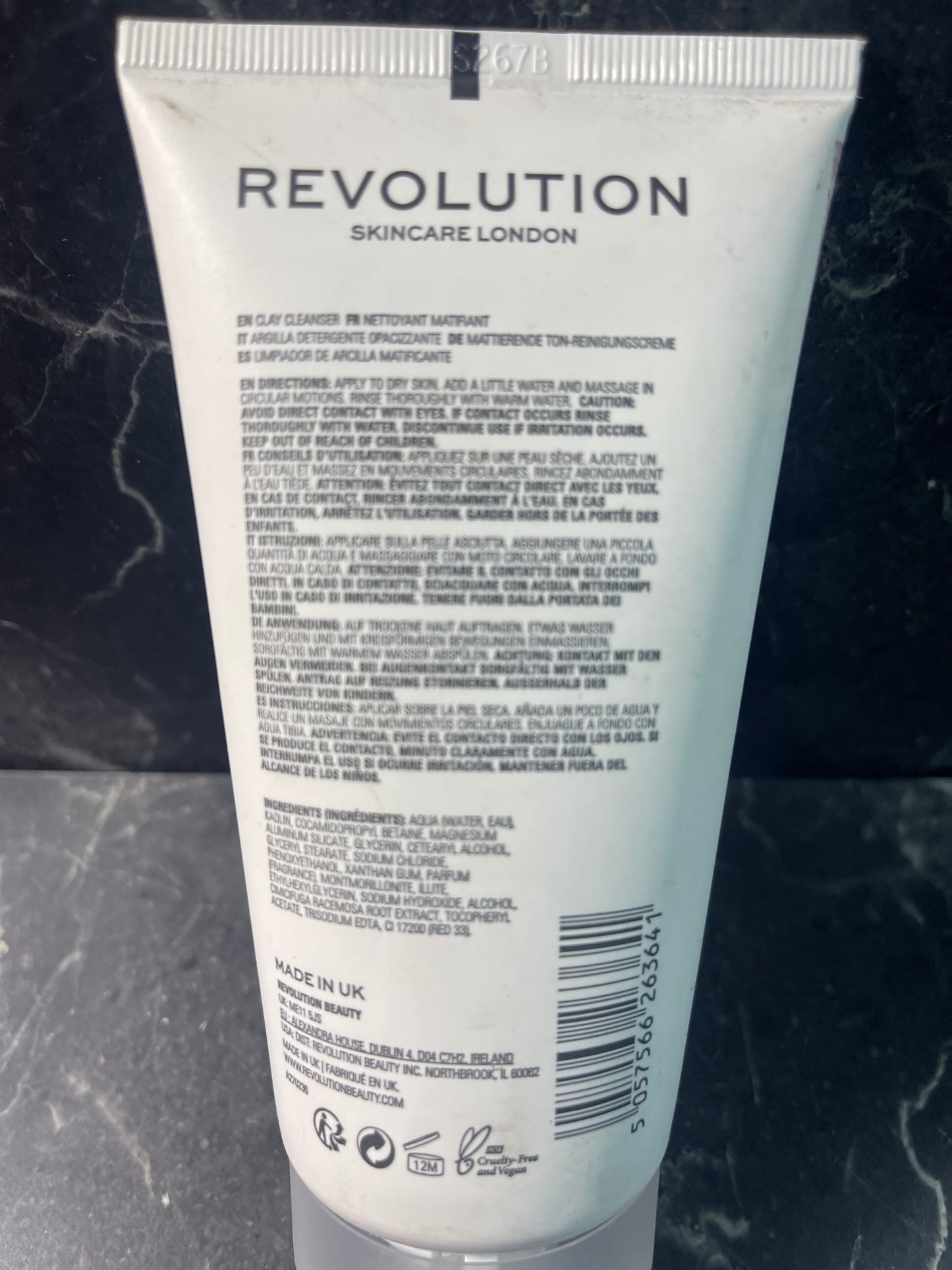 Revolution Skincare London Mattifying Pink Clay Cleanser 5.07 oz