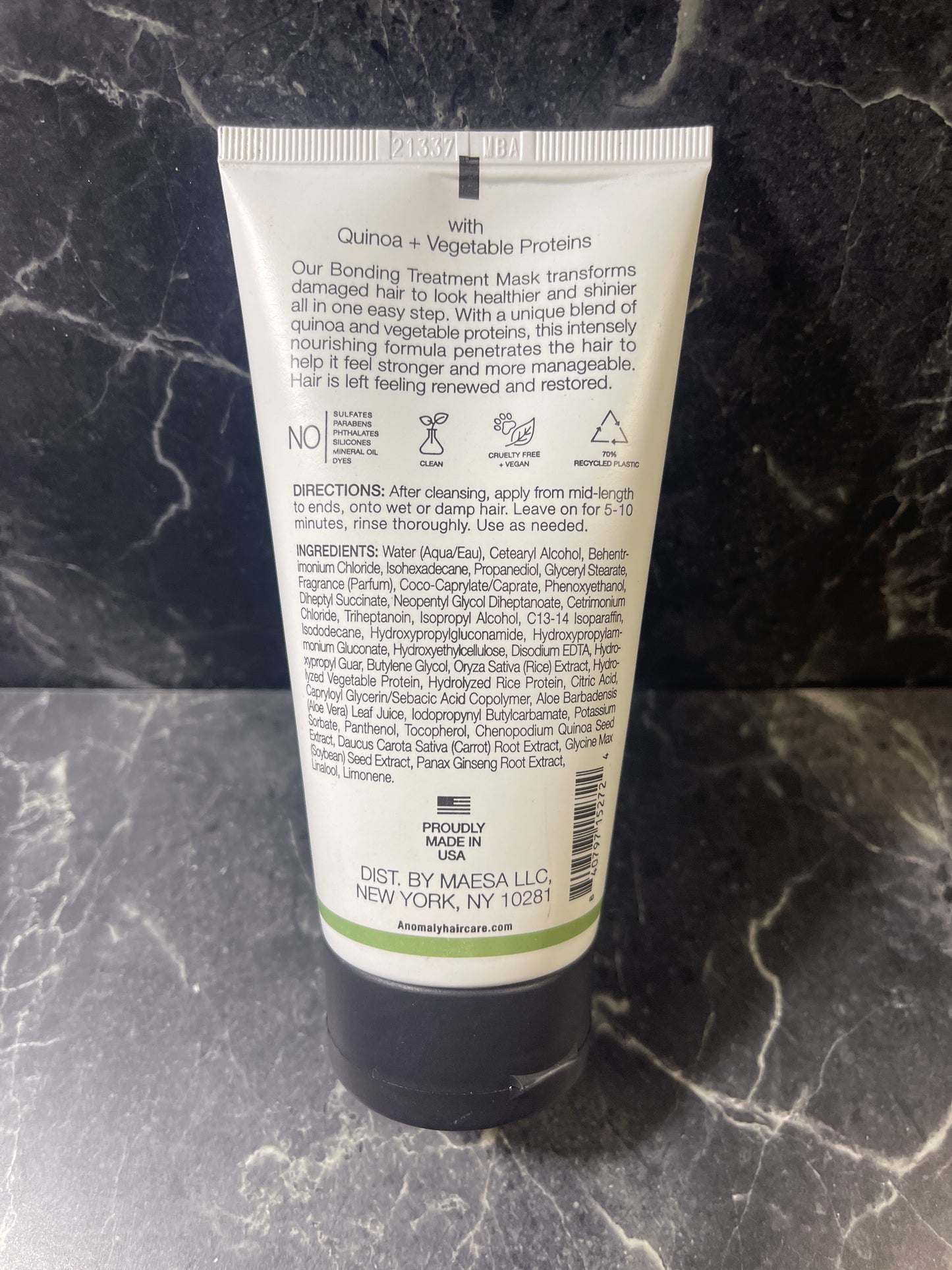 Anomaly Haircare Bonding Treatment Mask 5 oz