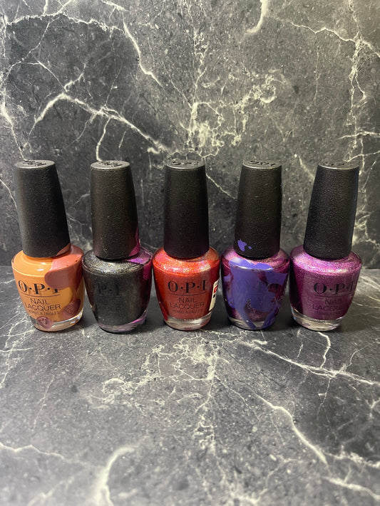 OPI Nail Lacquer Painted bottles