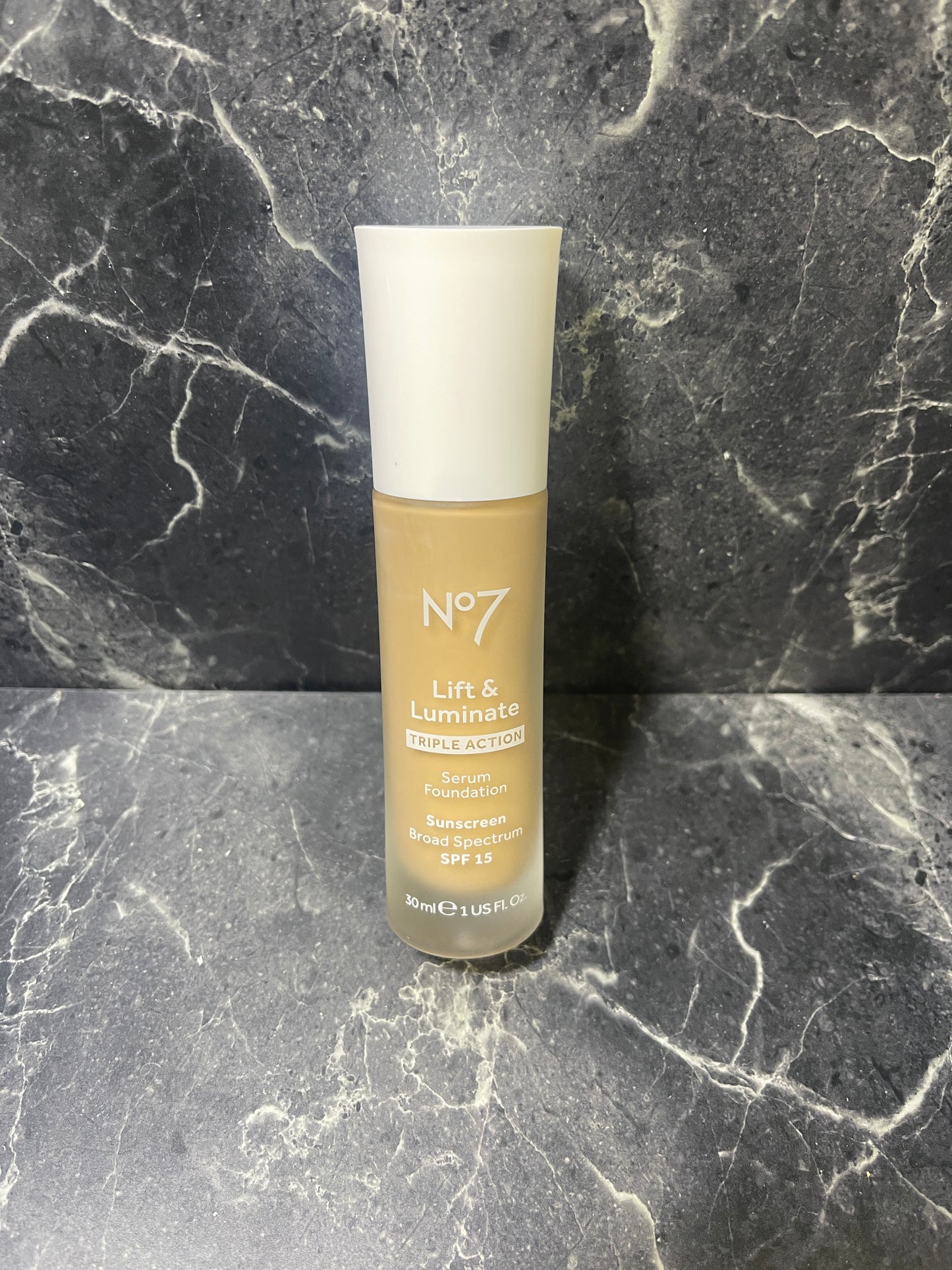 No 7 Lift & Luminate Triple Action Serum Foundation SPF15 Honey 1.0 oz