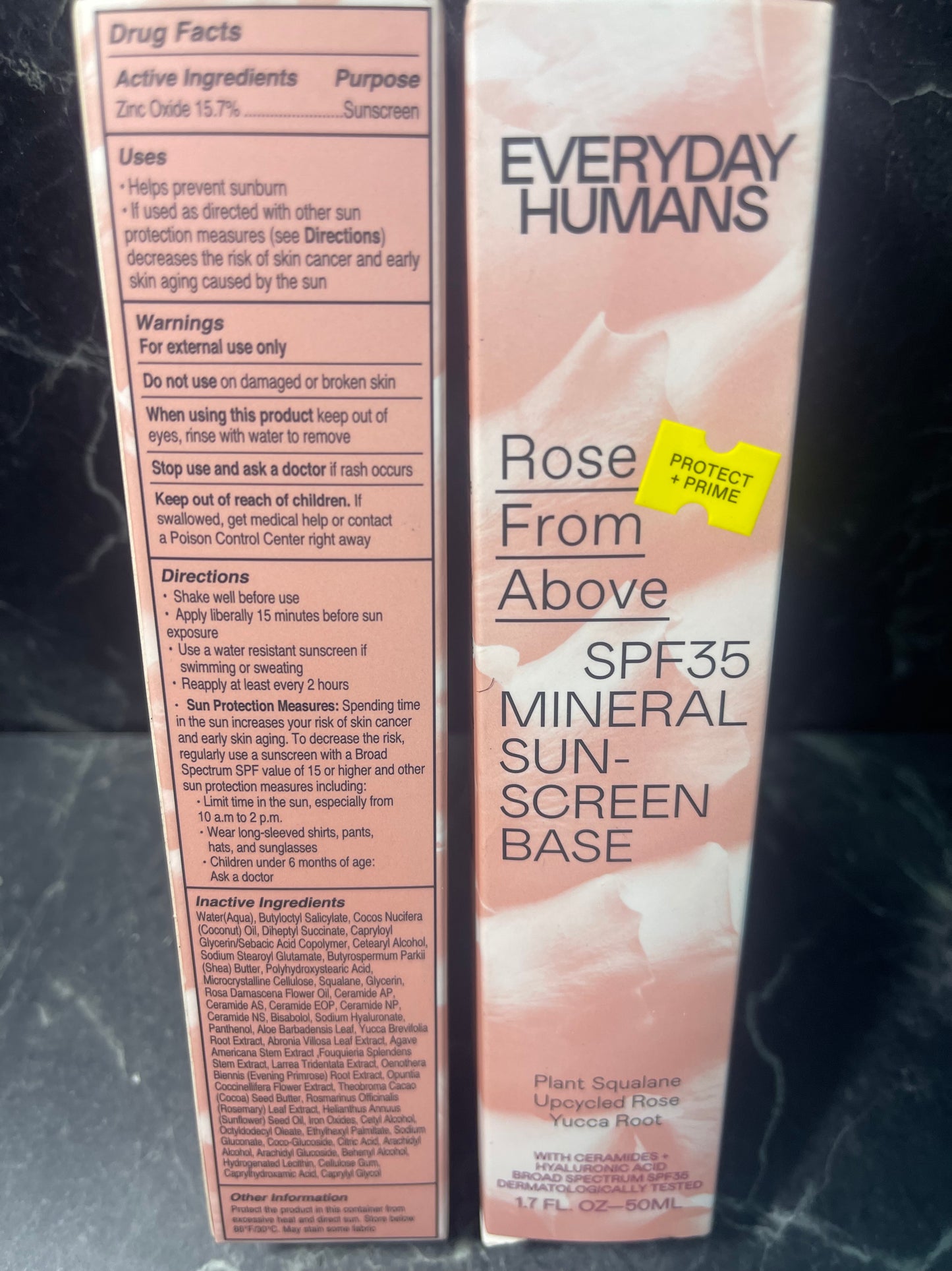 Everyday Humans Rose From Above SPF 35 Mineral Sunscreen Base 1.7 oz, 2-Pack