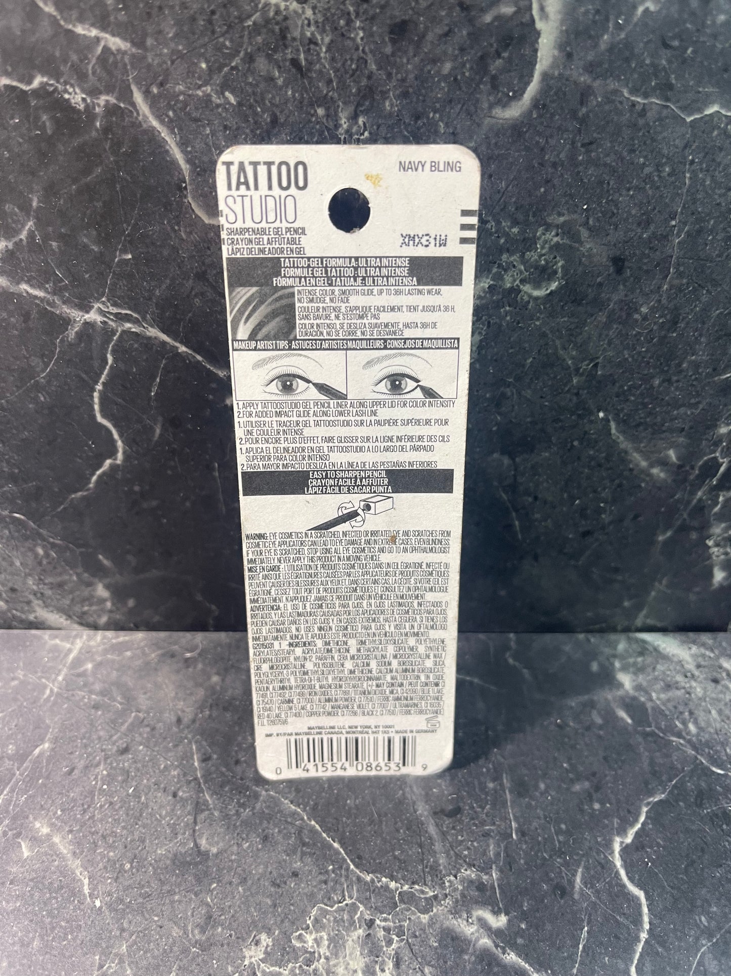 Maybelline Tattoo Studio Limited Edition Waterproof Liner #816 Navy Bling