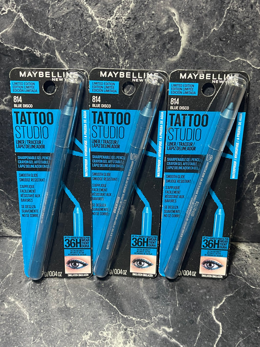Maybelline Tattoo Studio Limited Edition Waterproof Liner #814 Blue Disco