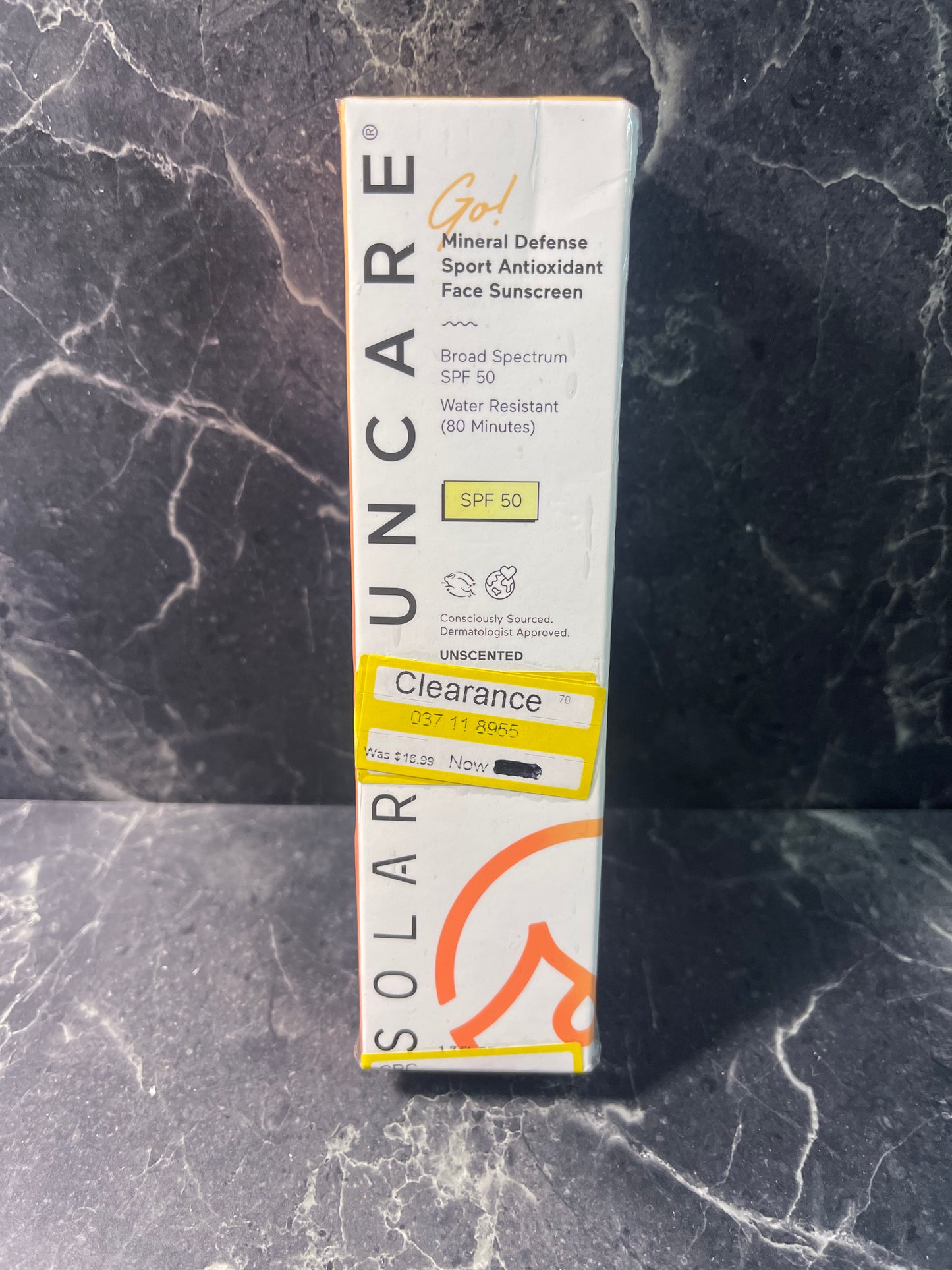 Solara Suncare Mineral Defense Sport Antioxidant Sunscreen - SPF 50 - 1.7 fl oz Exp 4/24