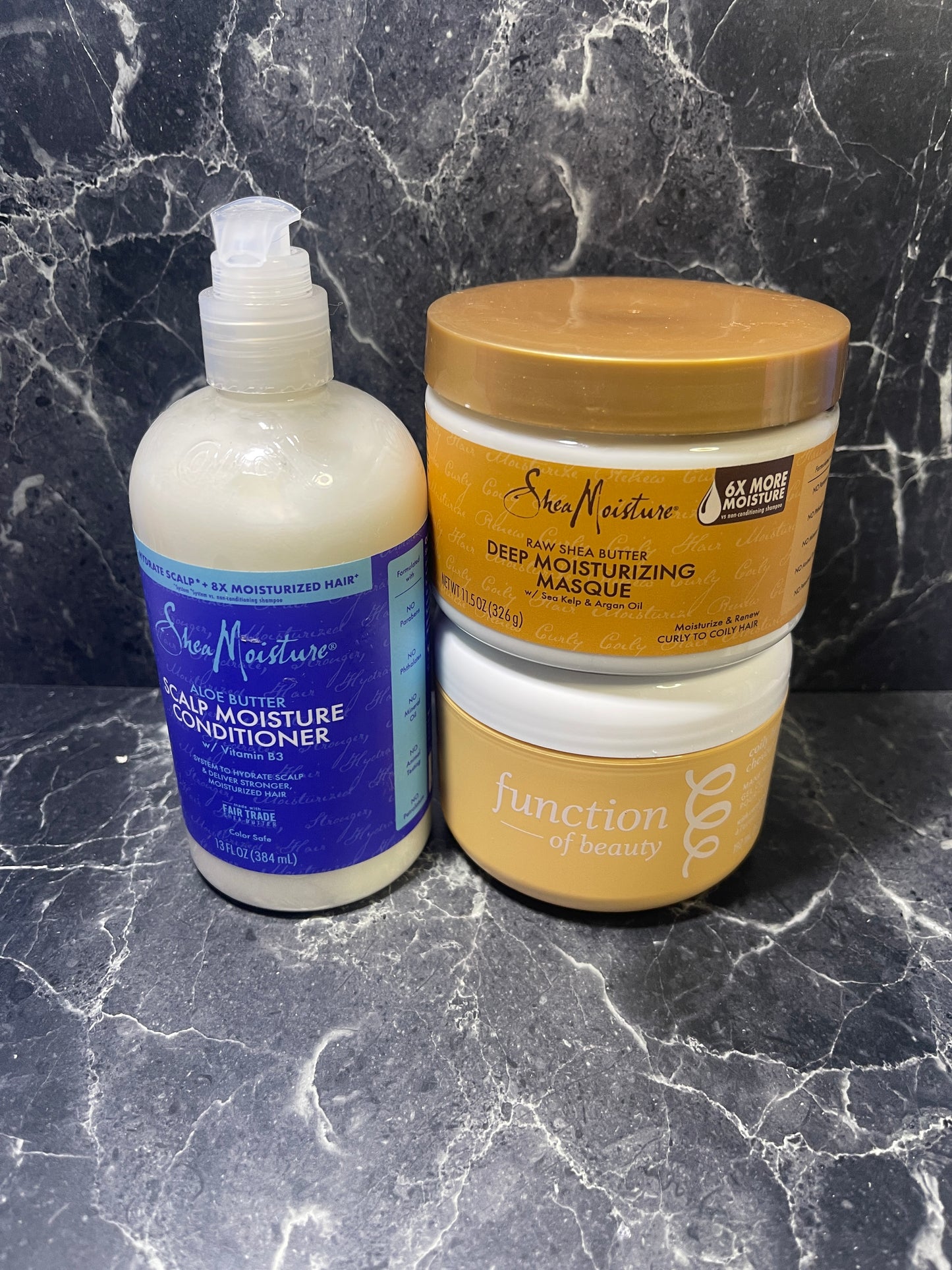 Shea Moisture Conditioners & Function of Beauty Styling Gel