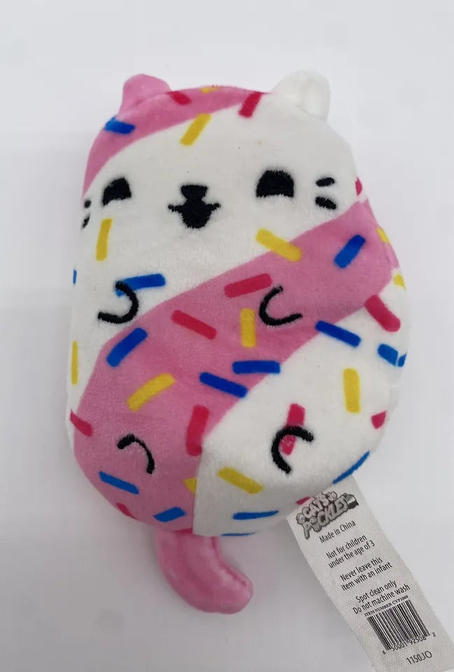 Cats vs Pickles Pawberry Twist 8" Super Soft Squishy Stuffed Bean Filled Plush Toy